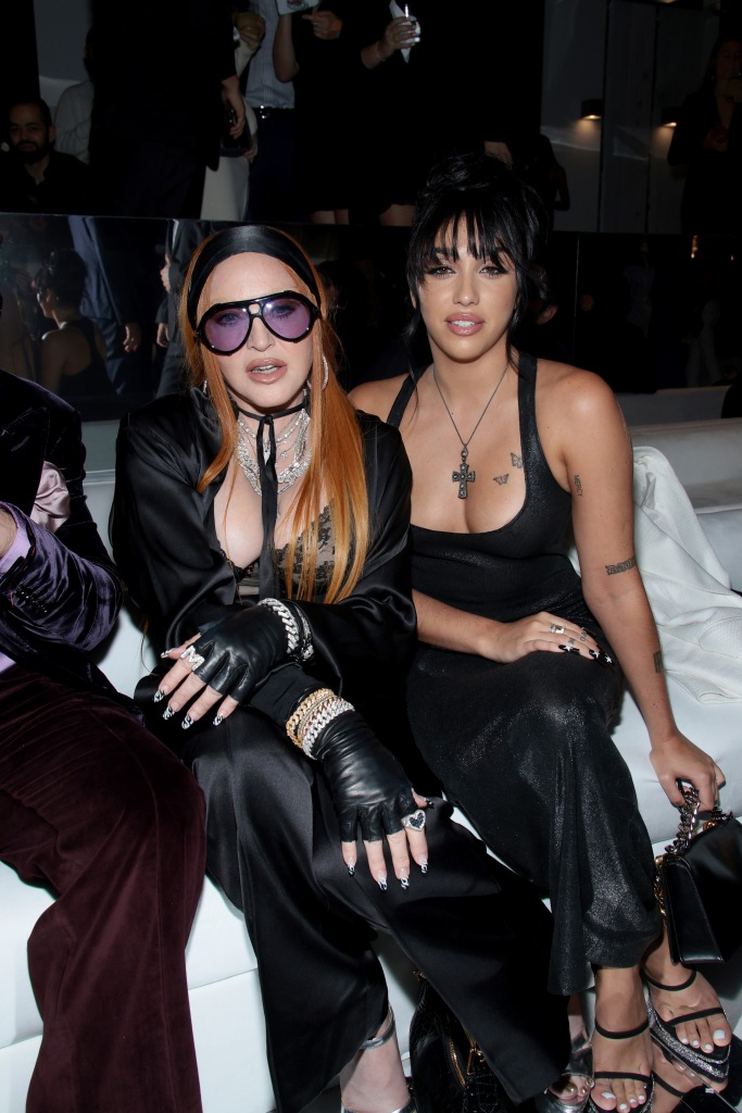 Madonna and her daughter Lourdes Leon attend the Tom Ford fashion show during September 2022 New York Fashion Week. 