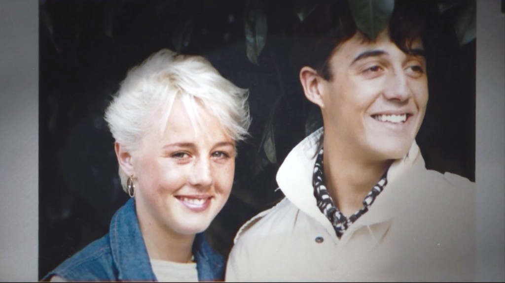 Shirlie Holliman and Andrew Ridgeley.