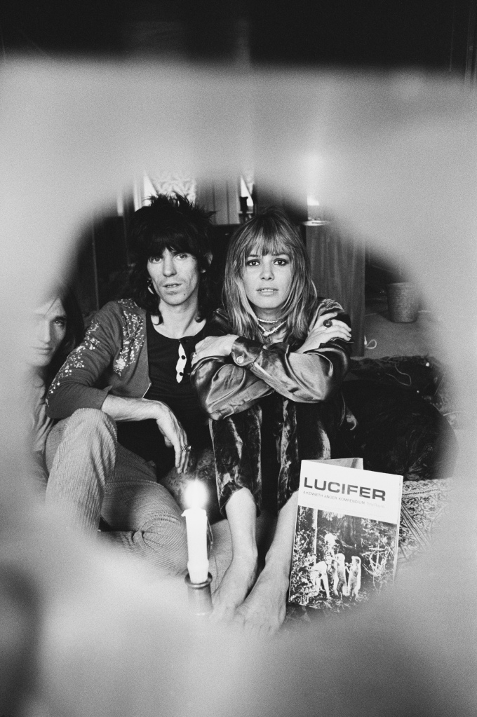 Keith Richards with wife Anita Pallenberg in 1969. 
