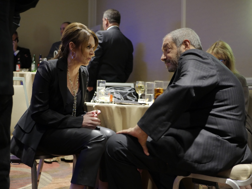 Anne Beagan and Dick Wolf