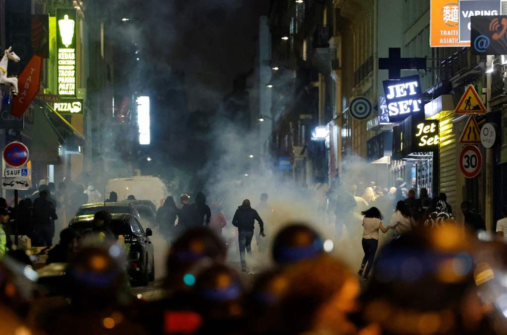 French riots.