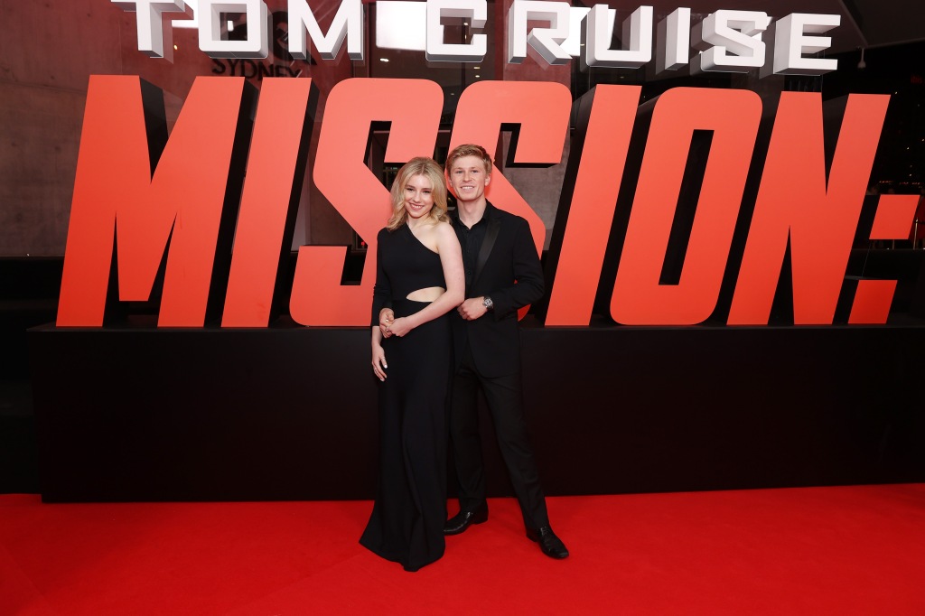 Rorie Buckley and Robert Irwin attend the Australian premiere of "Mission: Impossible - Dead Reckoning Part One" on July 3.