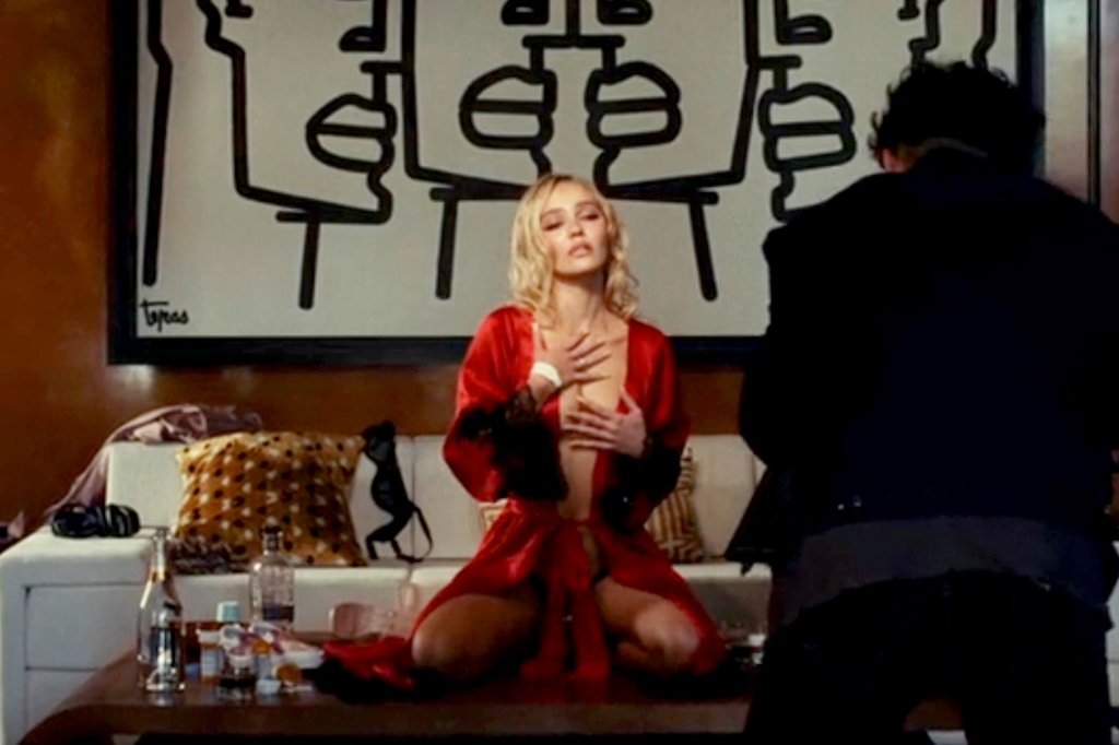 Lily-Rose Depp in "The Idol."