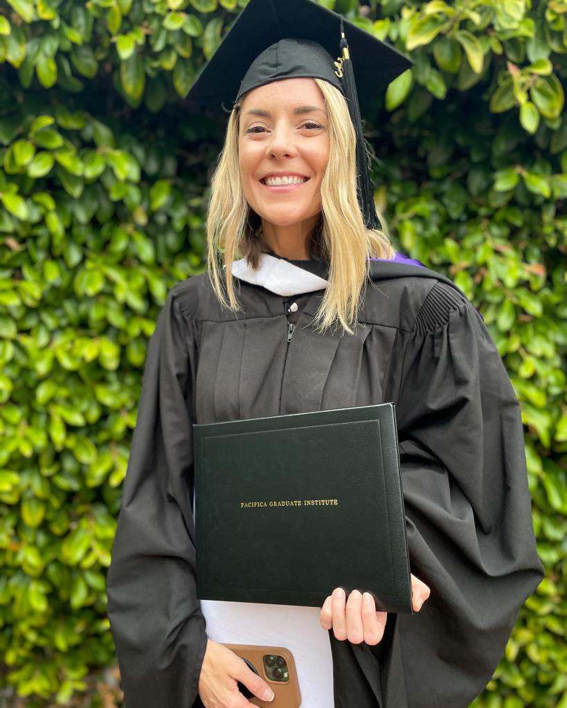 Grace Helbig received a master's degree in depth psychology and creativity from the Pacifica Graduate Institute in May 2023. 