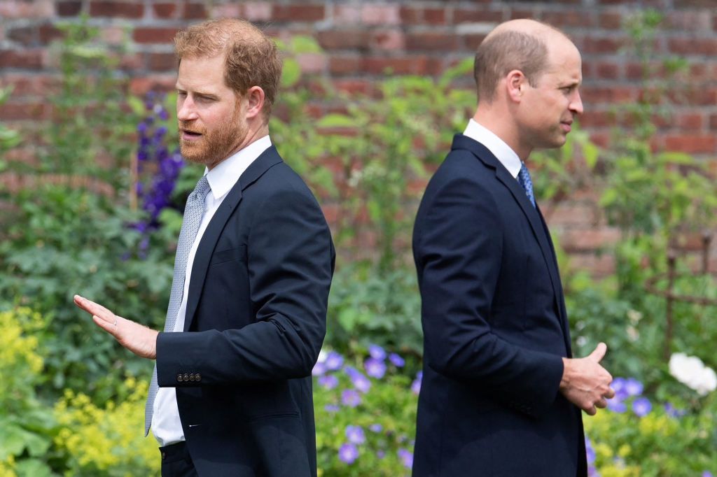 The brothers didn't seem to interact much at their father's coronation ceremony in May. 