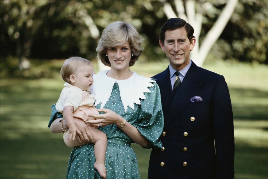 Princess Diana, Charles and baby William