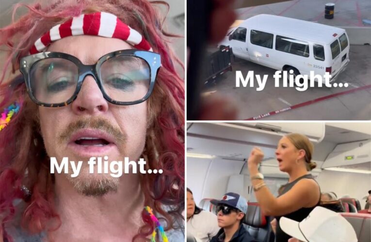 Carrot Top claims he was on plane with ‘not real’ plane meltdown woman