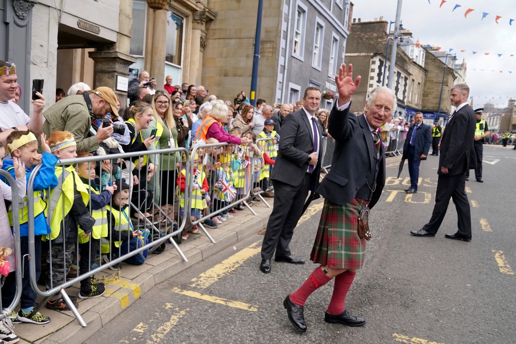 "Charles is a King, Monarch — he deserves the reverence and respect of the late Queen in the same job almost, but it just doesn’t feel like that, does it — because we know this guy, we know what he's like," Myers said. 