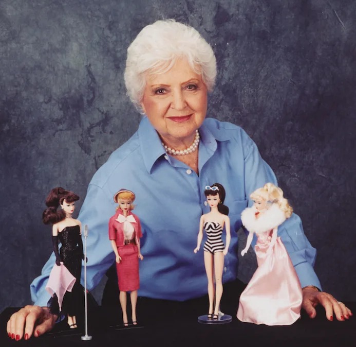 Ruth Handler with Barbies