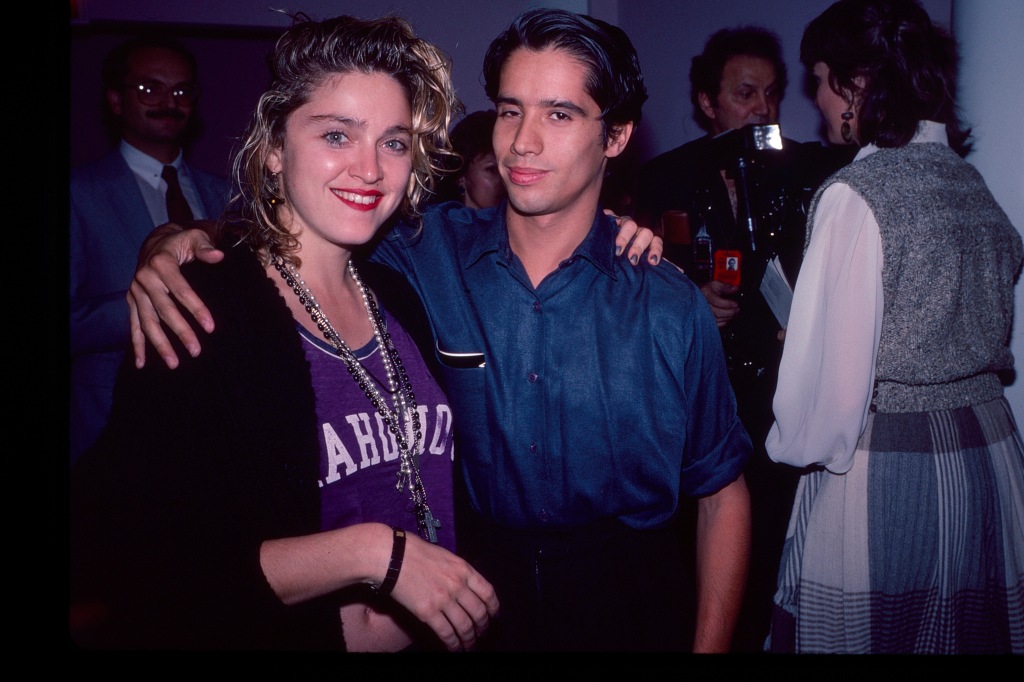 Madonna and producer/boyfriend Jellybean Benitez in 1984.