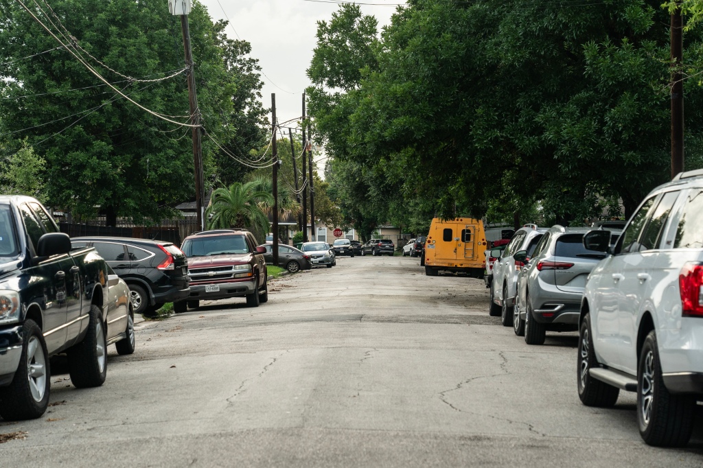 The neighborhood where Rudy Faria is staying with his relatives in Houston, Texas, after being abused by his mother for 8 years.