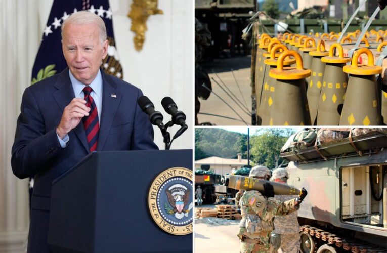 Biden sending cluster munitions to Ukraine despite humanitarian concerns