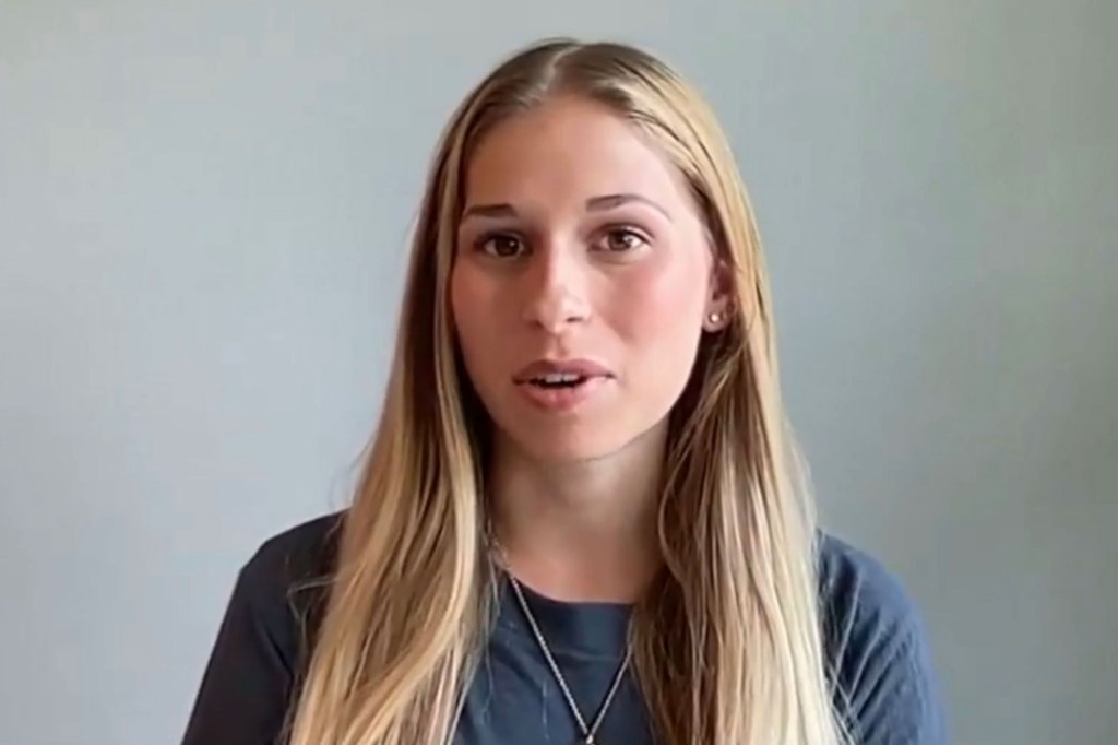 Krolczyk posted a TikTok last month explaining her failed proposal about transgender athletes in women's sports. 