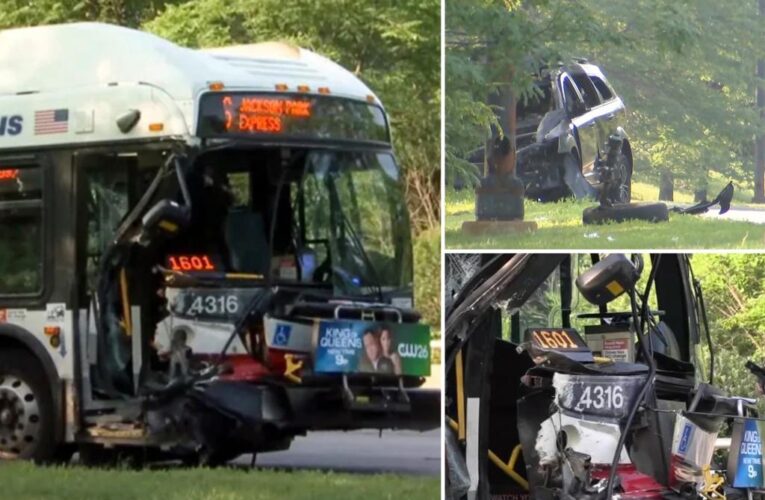 1 dead, 22 hurt when wrong-way car collides with bus in Chicago