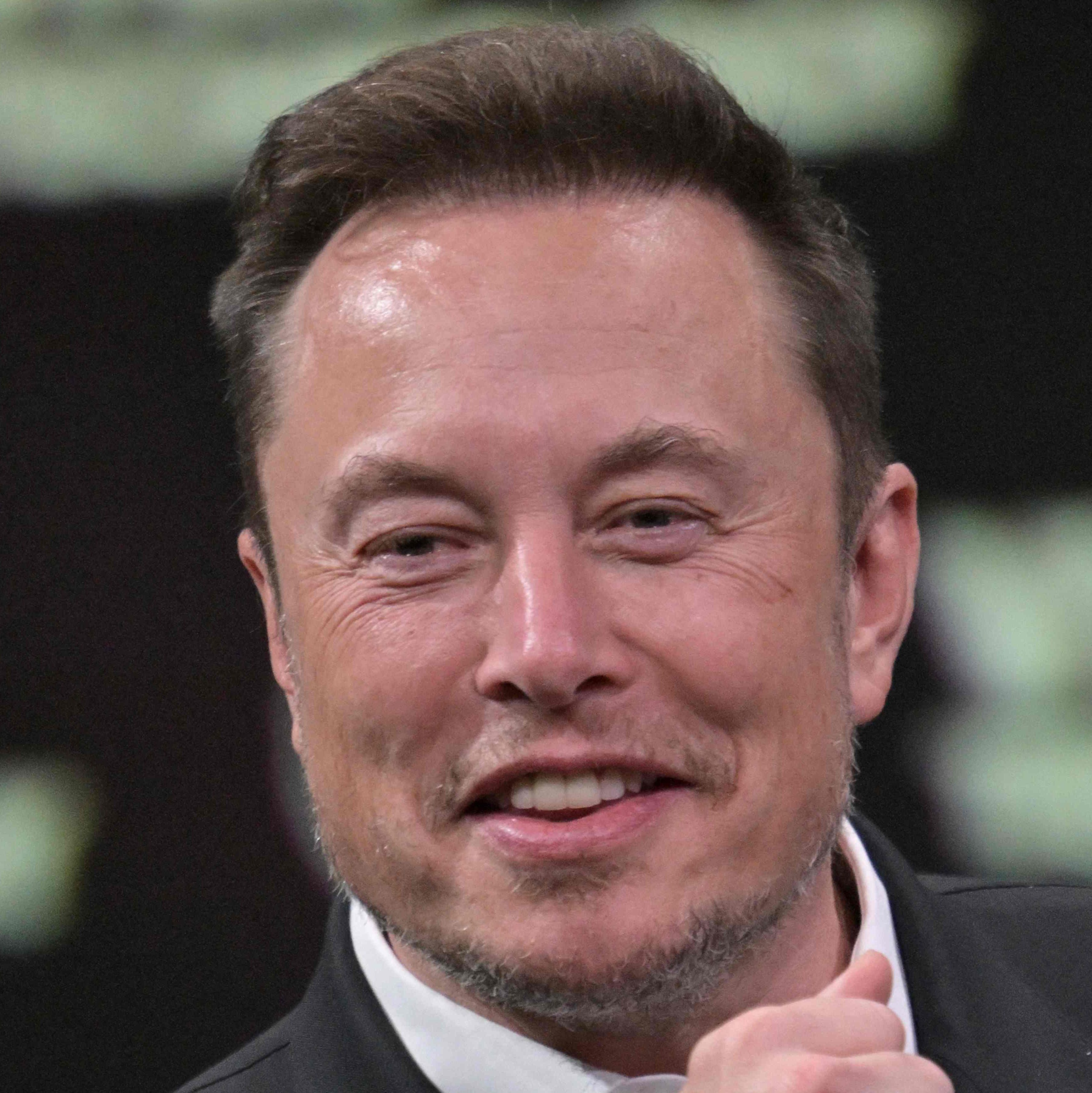 Musk is pictured.