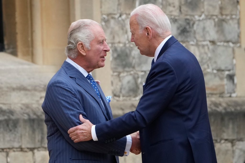 King Charles III and President Joe Biden
