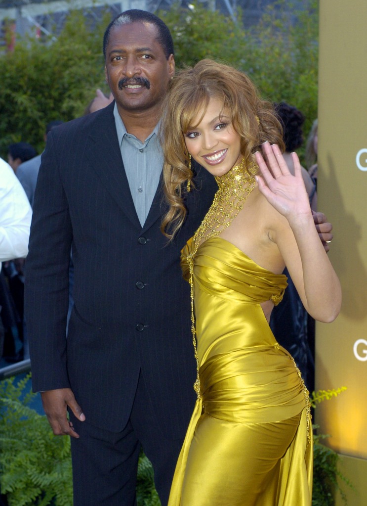 Mathew Knowles, 71, and Beyonce in 2004. 