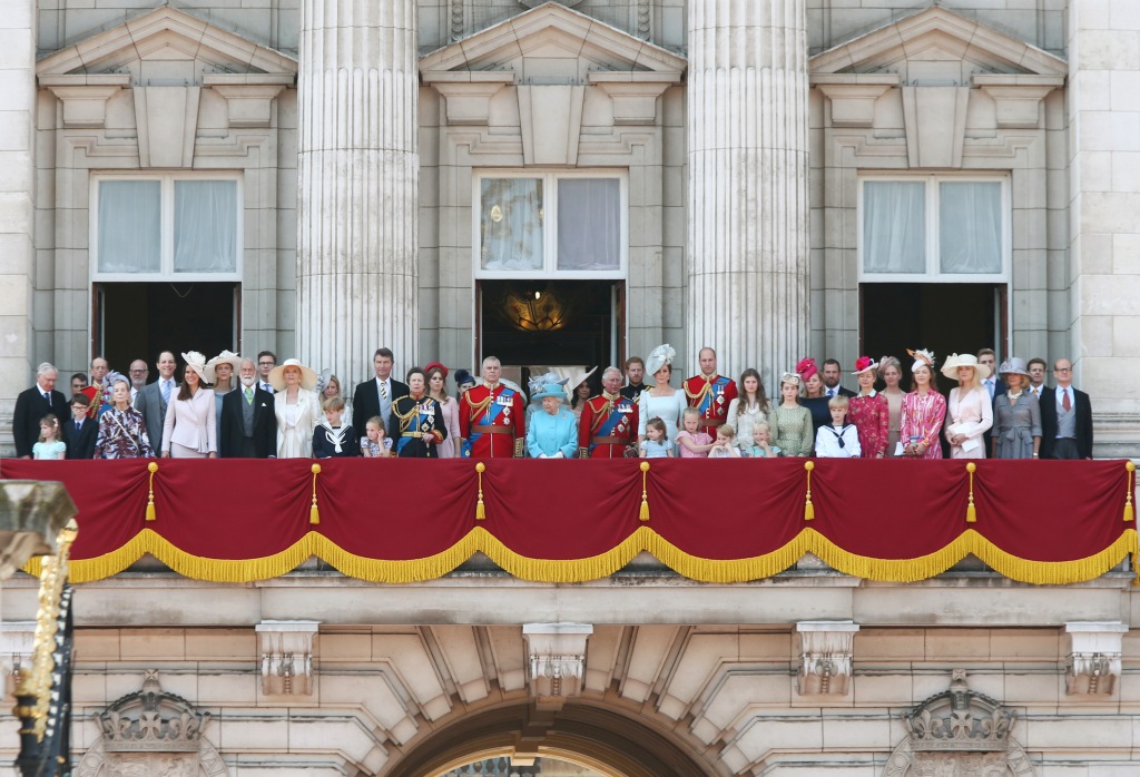 James compared it to the larger crowd that Queen Elizabeth II had on the balcony during her reign, as she allowed all members of the royal family to join her — not just the working ones. 