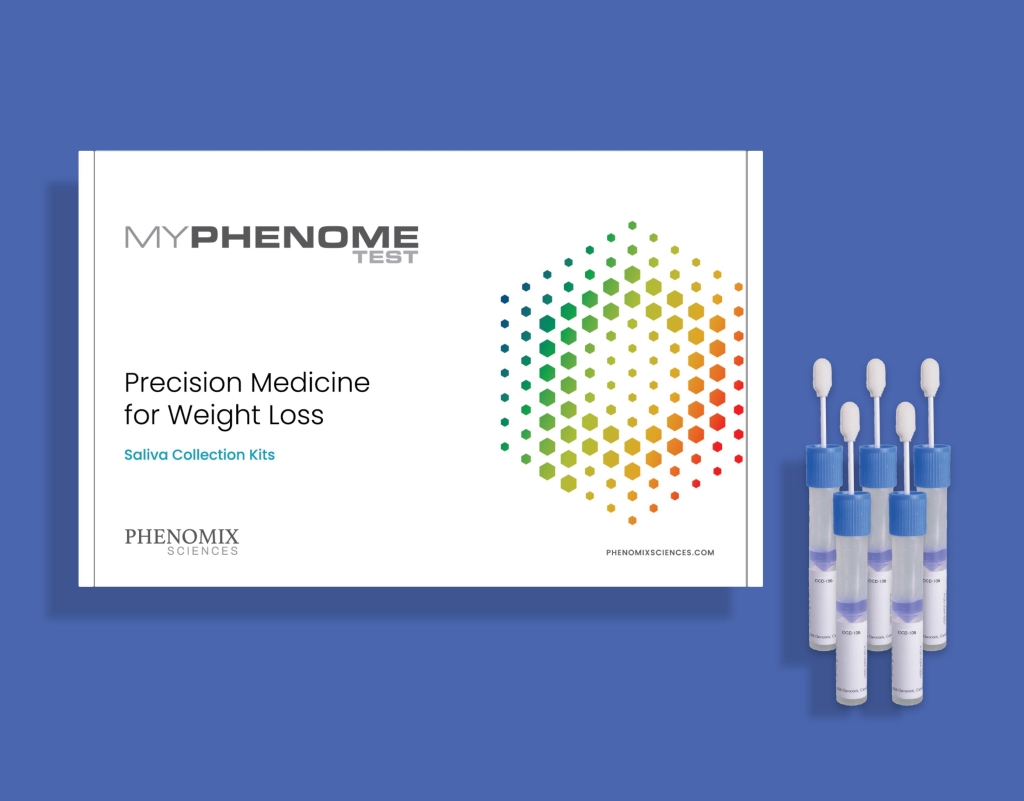 The My Phenome Test featuring saliva swabs that are taken and mailed back to the company. 