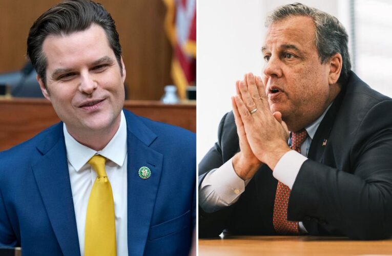 Gaetz mocks Chris Christie’s weight after he defended FBI’s Wray