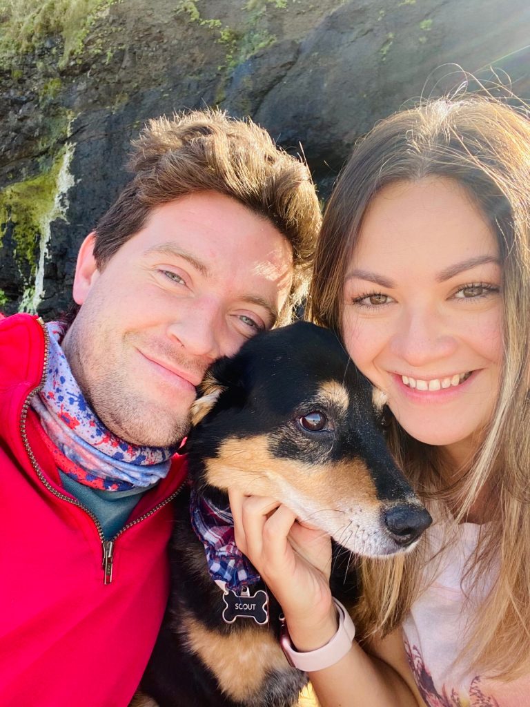 Colin Smith, Paulina Solis and their dog