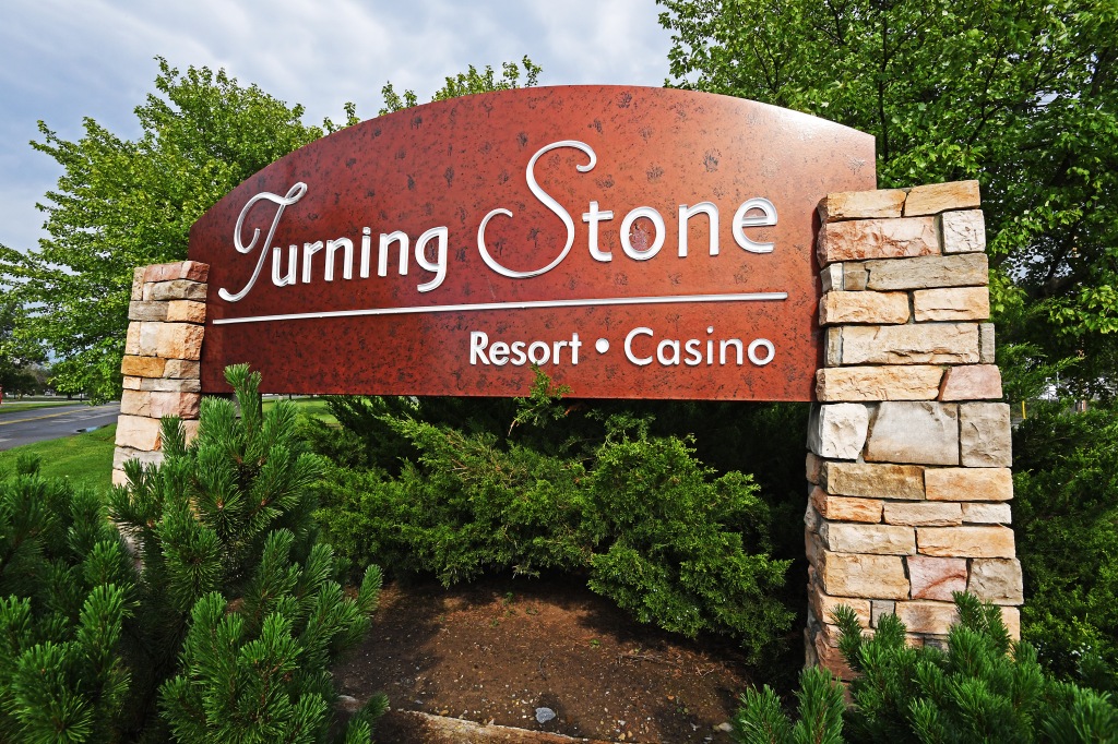 Turning Stone casino sign