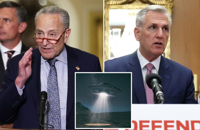 Schumer leads Senate push to reveal feds’ UFO secrets