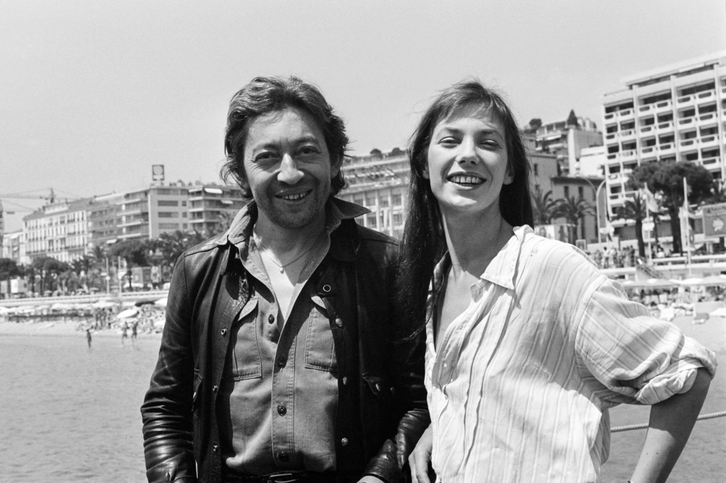  British actress Jane Birkin and French singer Serge Gainsbourg 