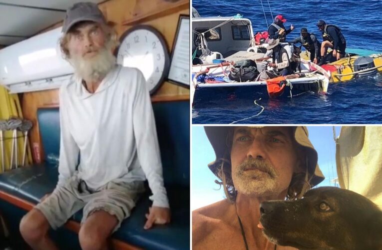 Sailor and dog survive on rainwater, raw fish while adrift for two months