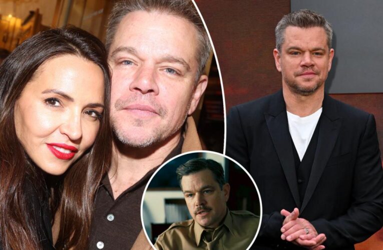 Matt Damon had to break a promise to his wife to film ‘Oppenheimer’