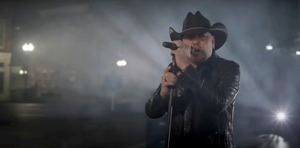 Still from the music video for "Try That in a Small Town" by Jason Aldean
