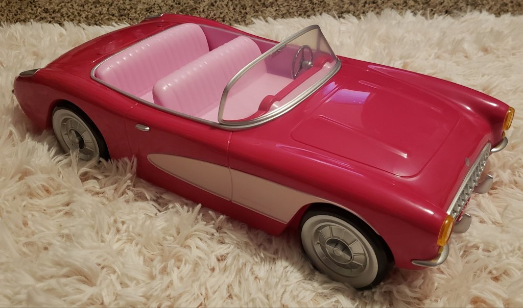 Pink mini corvette