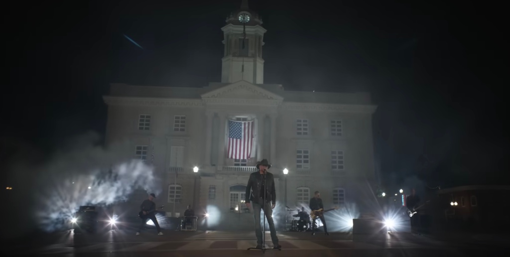 Jason Alden try that in a small town music video still in front of courthouse