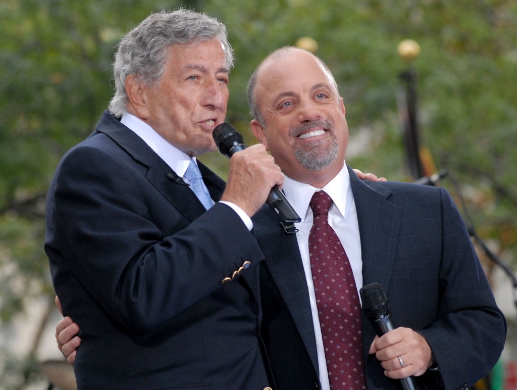 Billy Joel and Tony Bennett in 2006. 