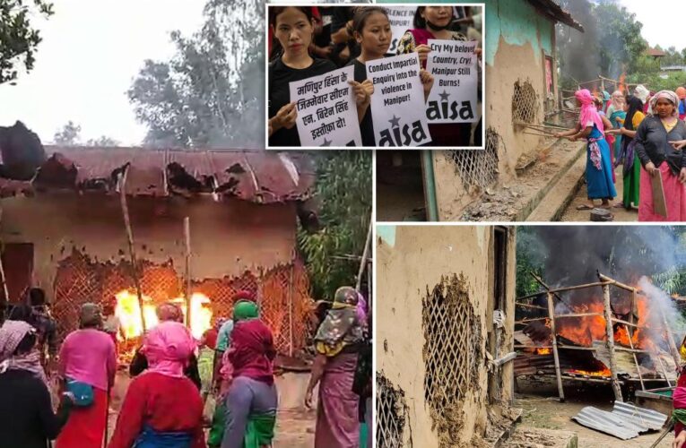 Indian women set fire to home of suspect in rape case enraging nation