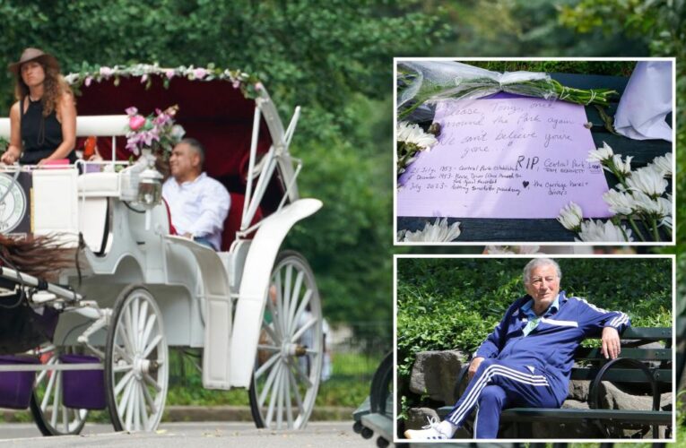 NYC carriage drivers leave note on Tony Bennett’s Central Park bench