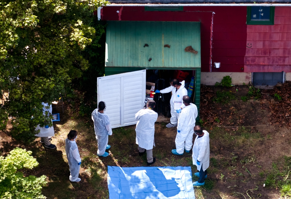 Search at Rex Heuermann's home.