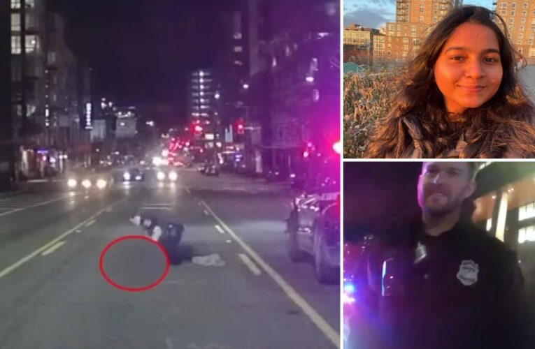Footage shows Jaahnavi Kandula killed by Seattle cop car