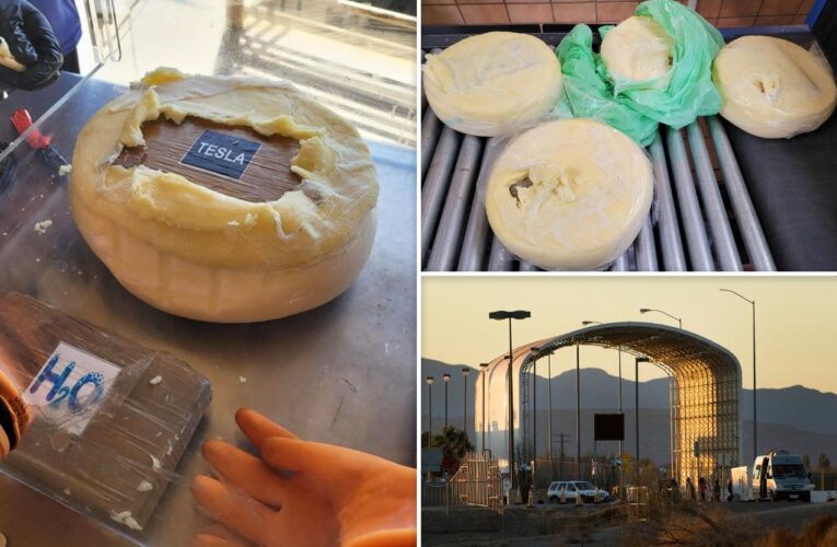 18 pounds of cocaine in cheese wheels seized at Texas border