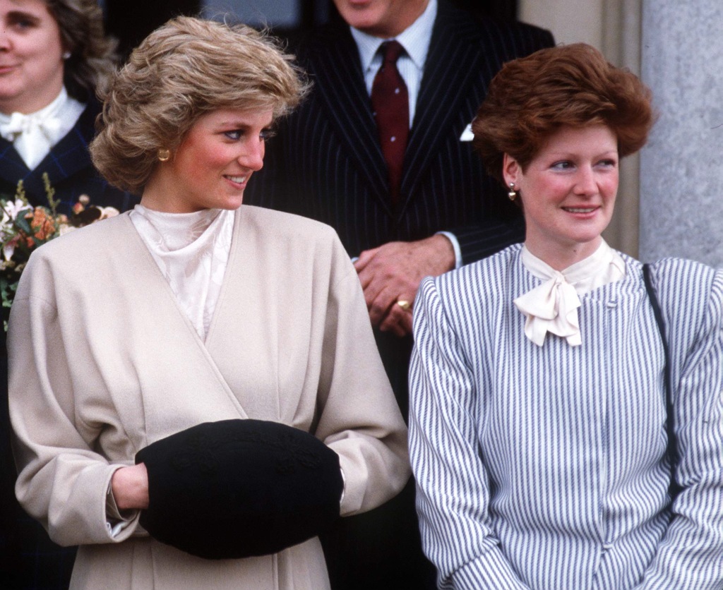Princess Diana and Lady Sarah McCorquodale