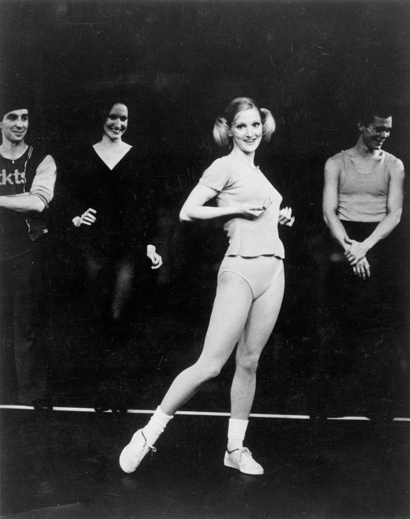  In the musical hit "A Chorus Line," actress Pamela Blair sings "Dance-Ten, Looks-Three," a song extolling the benefits of hormones, silicone and plastic surgery in furthering the career of aspiring dancers.