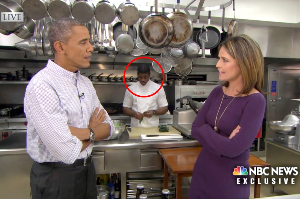 Campbell worked as the Obama family's personal chef.