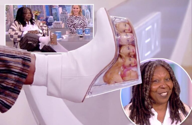 Whoopi Goldberg flaunts decapitated Barbie platform shoes on ‘The View’