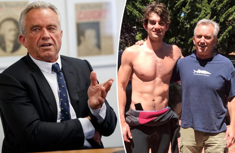 RFK Jr. posts shirtless snap of son Conor amid COVID comment backlash