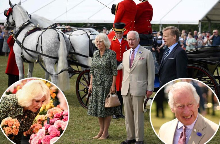 Queen Camilla, King Charles hit Sandringham Flower Show in style