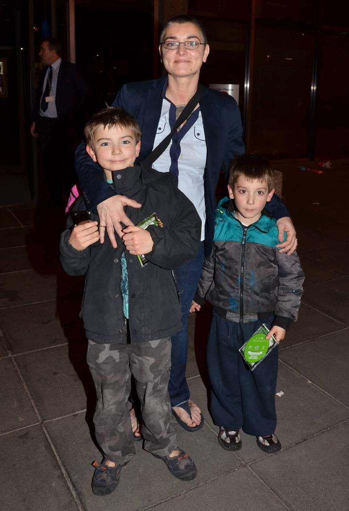 O'Connor is seen with sons Shane and Yeshua in 2012. She lost custody of Shane the following year. 