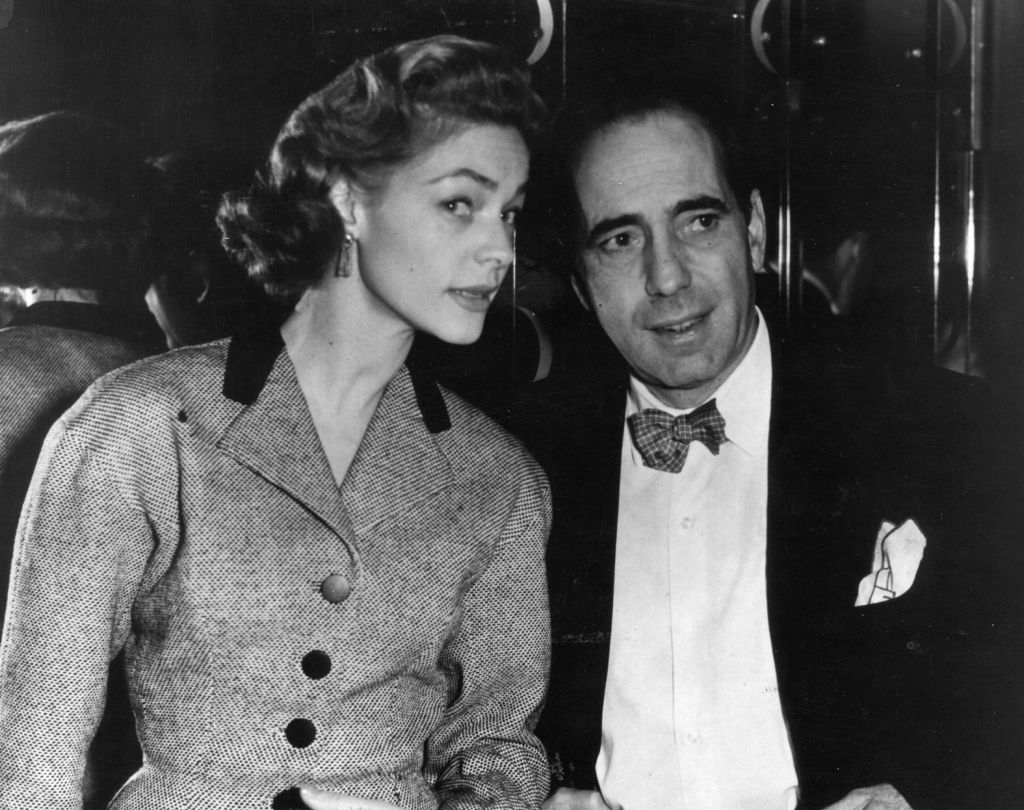 Humphrey Bogart and Lauren Bacall.