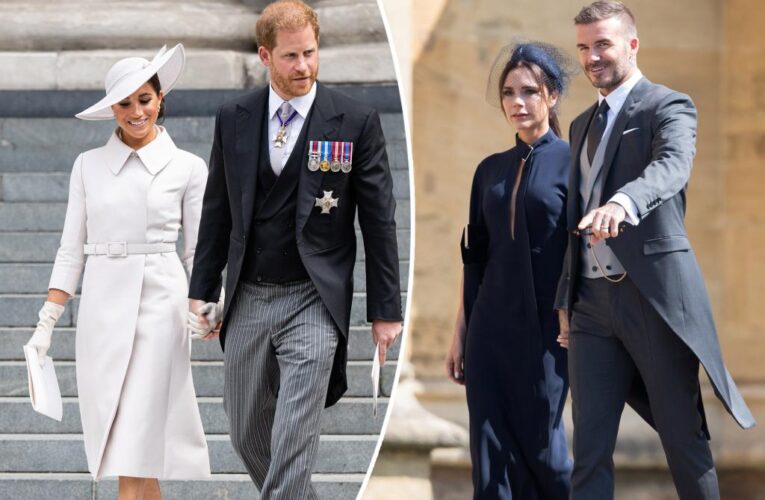 ‘Furious’ David Beckham ends friendship with Prince Harry, Meghan Markle : source