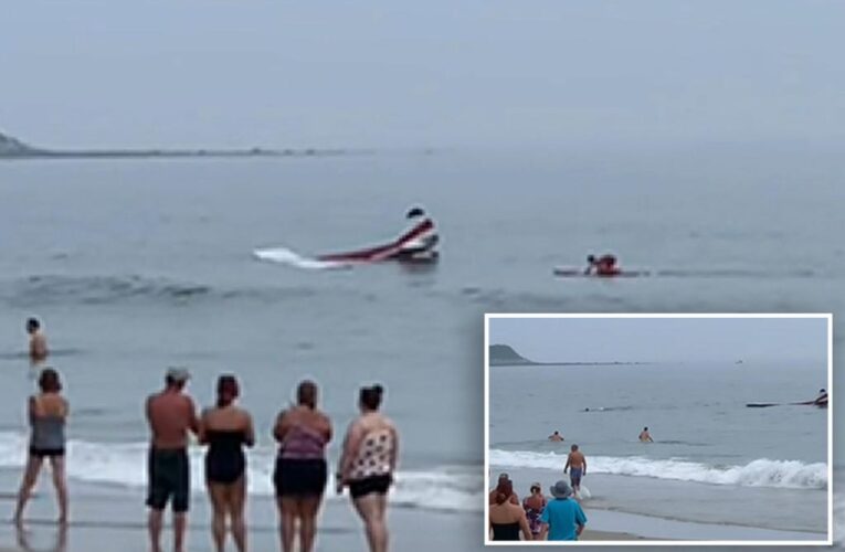 Pilot rescued off New Hampshire beach after plane crashes in ocean