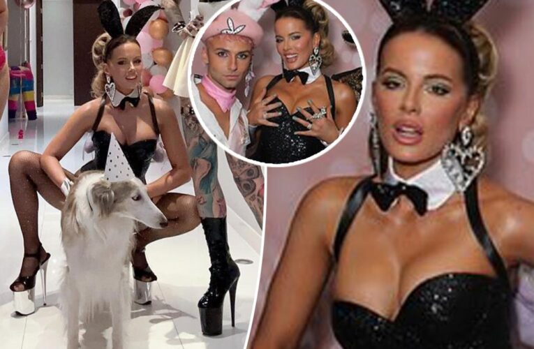 Kate Beckinsale dons Playboy ‘bunny’ suit to honor 50th birthday